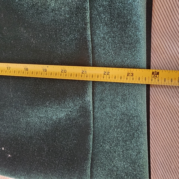 MAJE TORINA VELVET SWEATSHIRT GREEN SIZE 2- US M - Picture 8 of 9